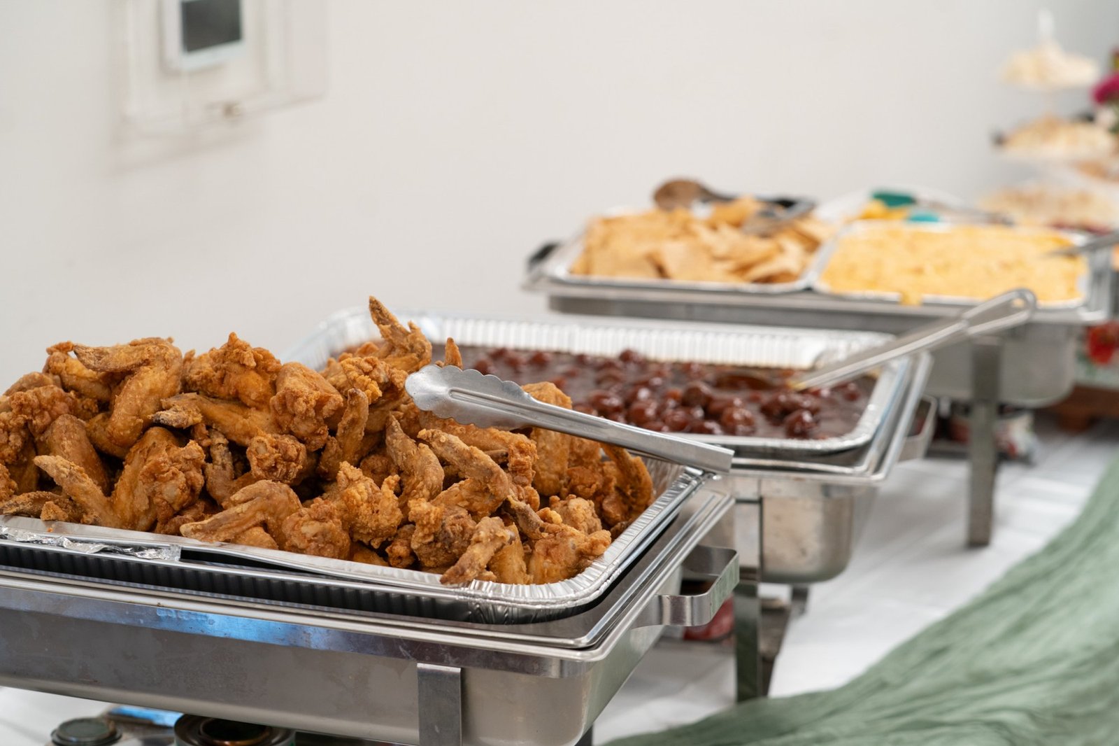 Fried chicken buffet